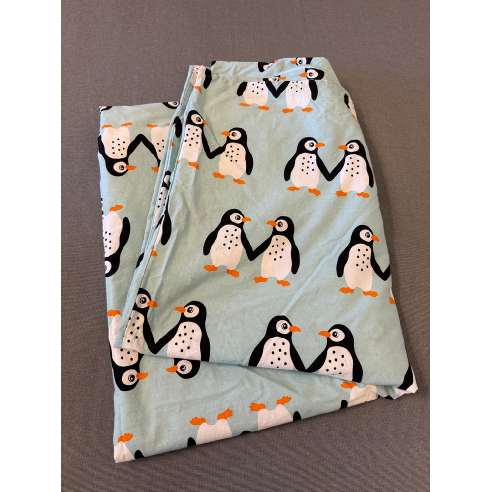 IKEA BLÅVINGAD penguin pattern duvet cover twin size